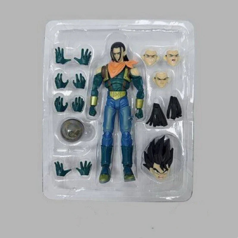 Bandai S.H.Figuarts Dragon Ball Figure Pvc Gt Super Android 17 Customization Toy Model Collection Action Figurine Gift