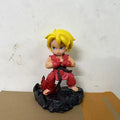 15cm Street Fighter Ken & Ryu Chibi Style Anime Figure Collectible Statue Set Desktop Decoration Gift for Fans