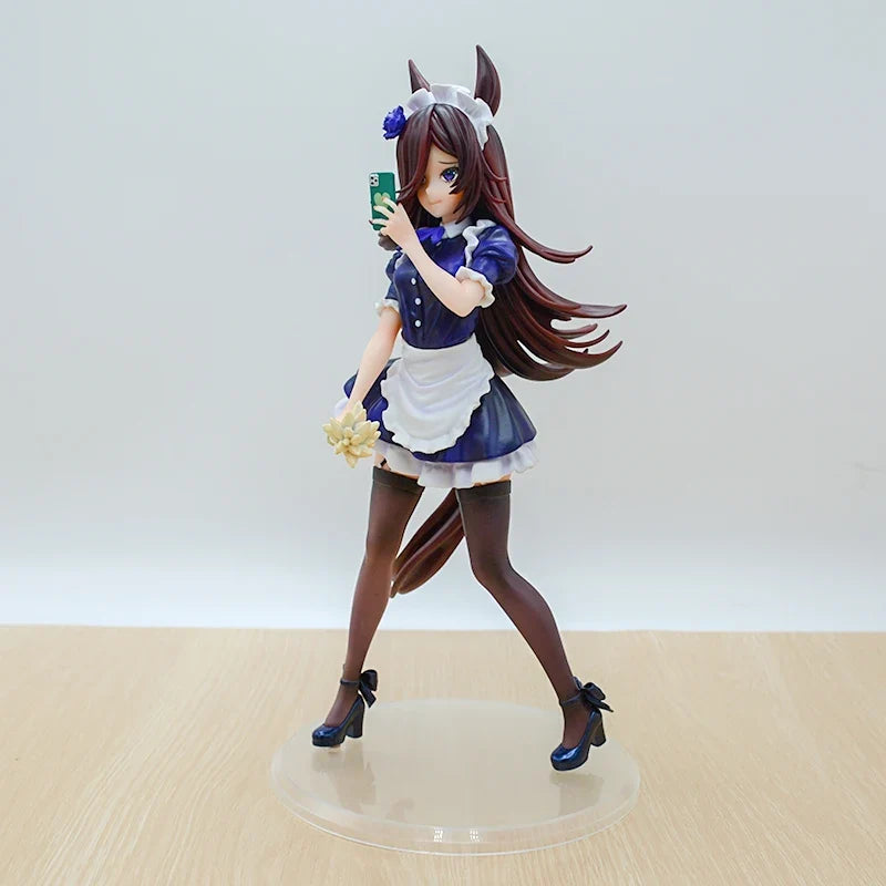 25cm Umamusume Pretty Derby Rice Shower Anime Girl Figure Satono Diamond/Matikanetannhauser/Kitasan Black Action Figure Doll Toy