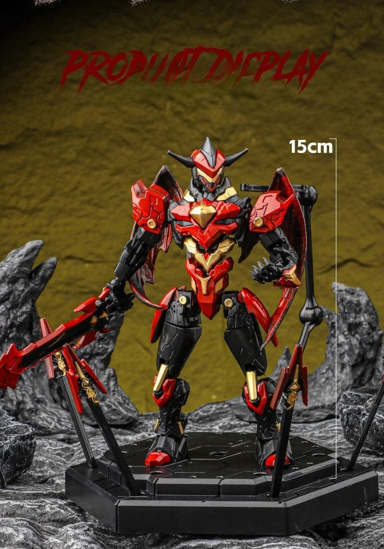 Blade Building Block Human Figure Doll Model Assembly Machine Armor Movable Joint Human Simulation Doll Children's Toy Gift