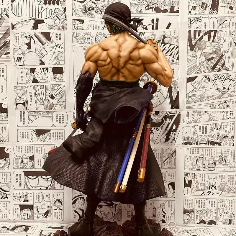 ONE PIECE Anime Figurine Model GK Roronoa Zoro Action Figures 70CM PVC statue Collection Toy