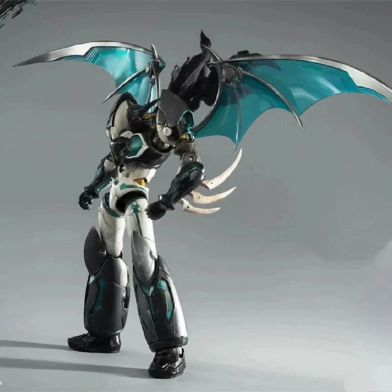 23cm Threezero Robo-Dou Shin Getter 1 Black Ver. Action Figure Finished Anime Mecha Model Toy With Stand Decor Collectible Gift