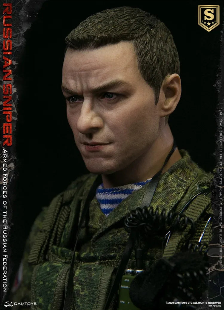 Damtoys Dam 78078S 1/6 Russian Federal Armed Forces Sniper Army Military Jungle Man Sniper 12" Action Figure Collection Gift