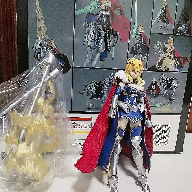Fate/stay night Anime Figure Altria Pendragon Action Action with Armored Warhorse Figma 568 Dx Figurine Collection Ornament Gift