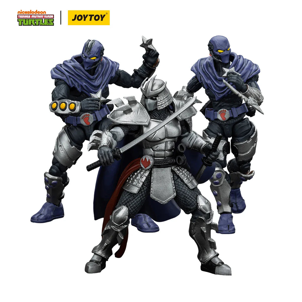 JOYTOY Teenage Mutant Ninja Turtles TMNT-Shredder TMNT-Foot Clan Actionfigur Modellpuppe Sammlung Deko Spielzeug Geburtstagsgeschenke