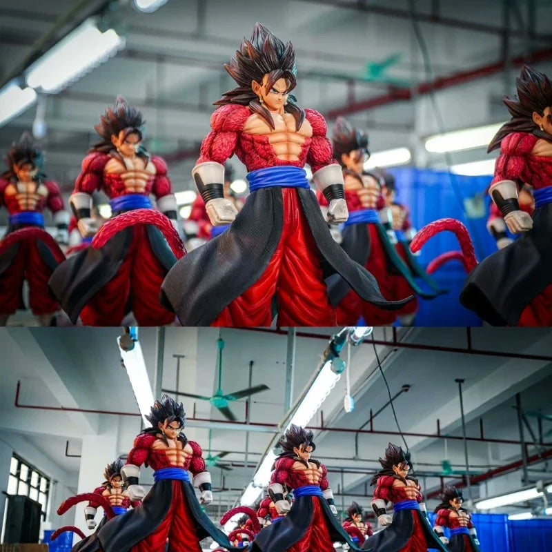 In Stock 35cm Ck Toys Dragon Ball Anime Figures SSJ4 Vegetto Figurine Super Saiyan 4 PVC Statue Collection Model Decor Toy Gifts