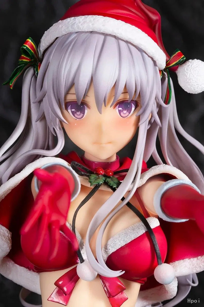 19CM Anime Hiiragi Snowflake Figure Flower Christmas Dress Up Model Toy Panties Misaki Kurehito Toy Japanese Doll Action Figure