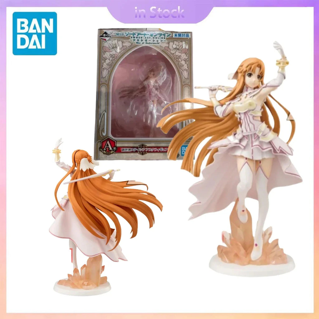 Original Bandai Genuine In Stock Characters Sword Art Online Yuuki Asuna Anime Collection Action Figure Model Kits Toys Gifts