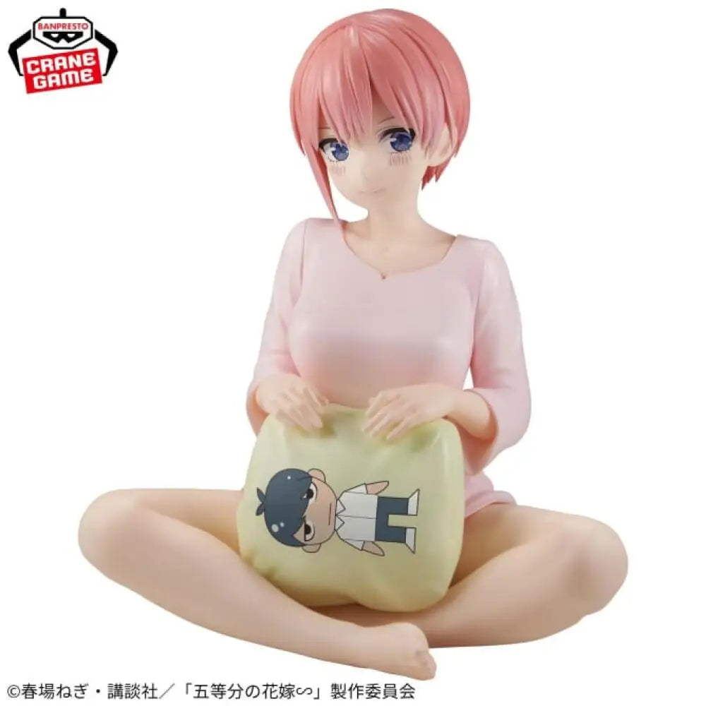 In Stock Bandai The Quintessential Quintuplets Relax time- Nakano May Yotsuba Miku Nino Ichika Anime Figure Model Toy Gift