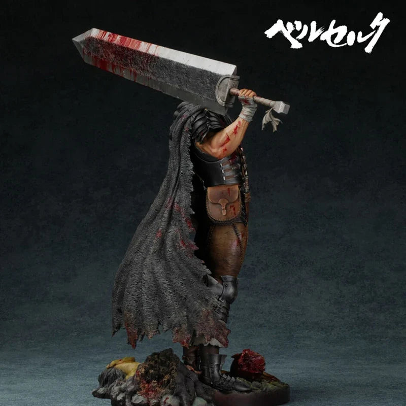 32cm Berserk Guts Anime Figure Guts Berserker Armor Action Figure Berserk Skull Knight Figurine Collectible Model Doll Toys Gift