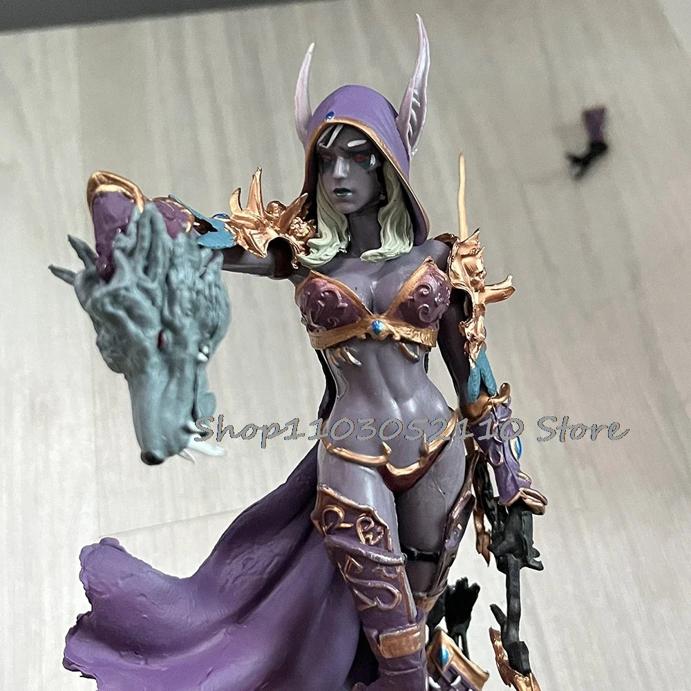 Sylvanas Windrunner World Of Warcraft Action Figure Sylvan Archery Queen The Queen of the Undead Handmade Model Toys Doll Gifts