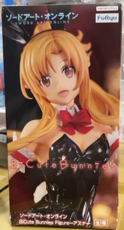 【SF】In Stock Original FuRyu BiCute Bunnies Sword Art Online Leafa Asuna Sinon Figures Collection Gift Anime