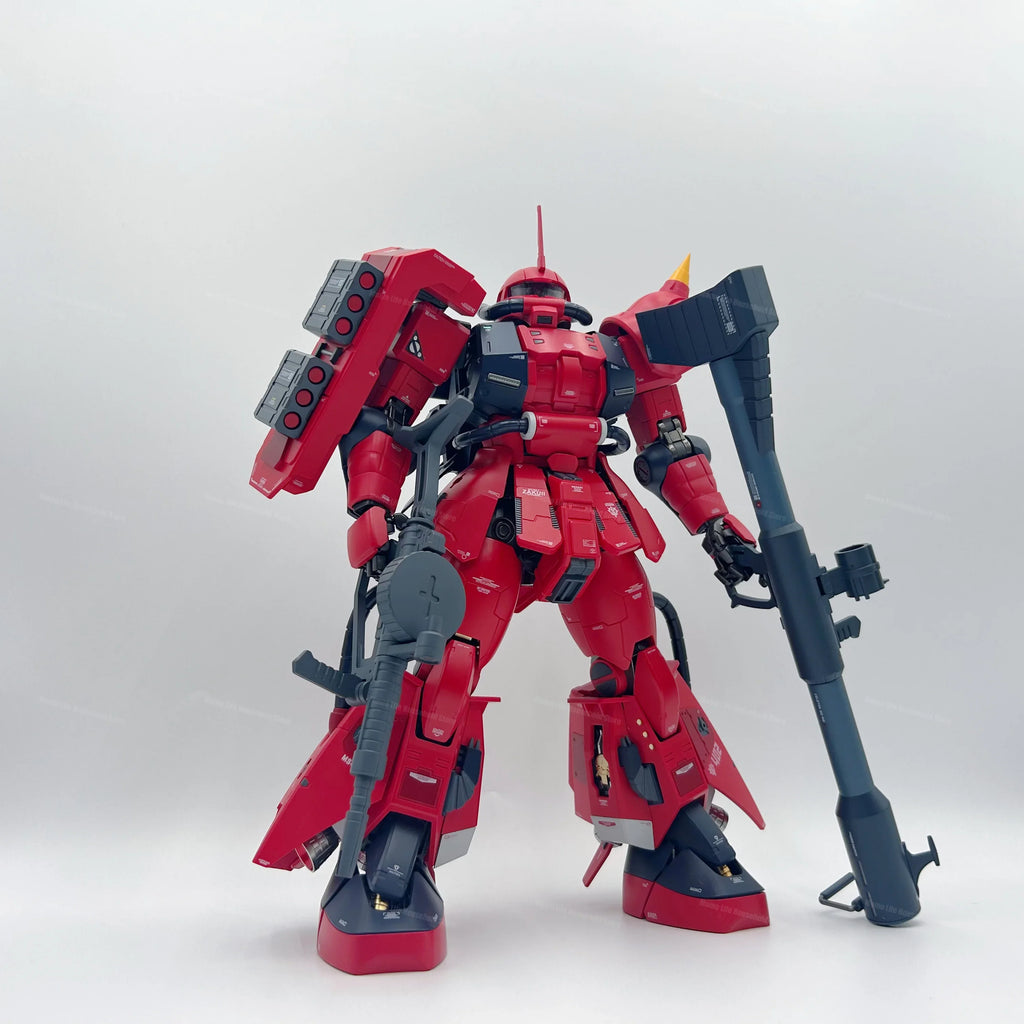 ZG-01 1/60 30CM MS-06R-2 ZakuII Red Blitz Assembly Model Kits Alloy skeleton Finished product Action Figure Robot Plastic Model