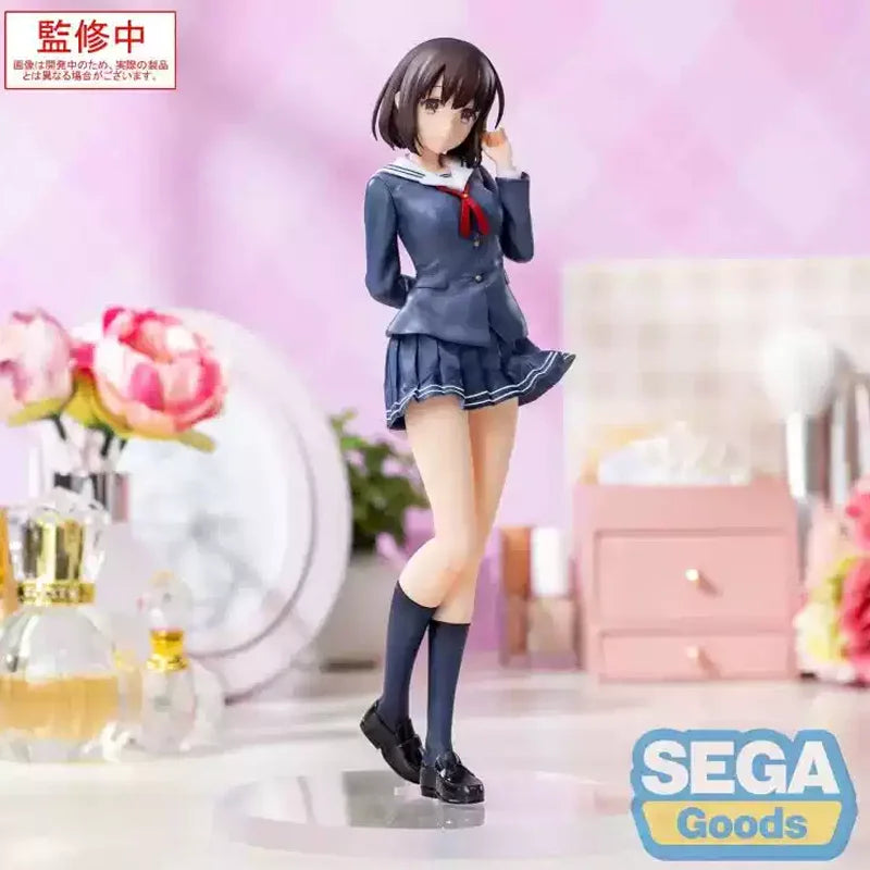 Genuine Sega Saekano:how To Raise A Boring Girlfriend Fine Luminasta Kato Megumi Uniform Style In Stock Original Figure Model