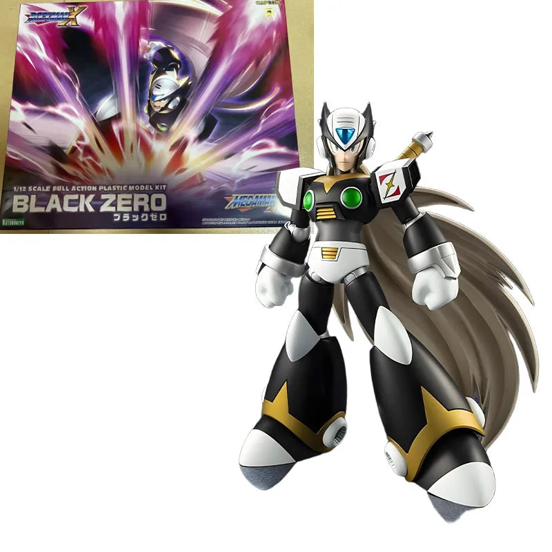 KOTOBUKIYA  GENUINE ORIGINAL  Rockman Premium Charge Shot Ver.  ROLL.EXE  Black Zero MEGA MAN.EXE  Action Figure Toys For Boys G