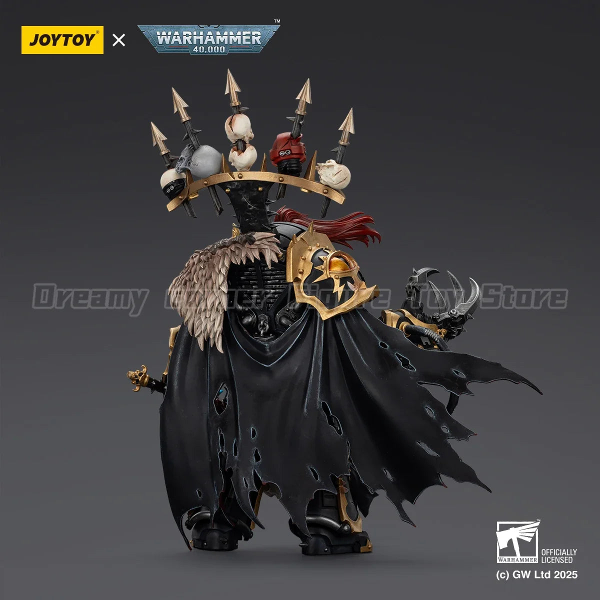 【Pre-sale】Original JOYTOY Warhammer 40K Black Legion Abaddon The Despoiler with Drach'nyen 1/18 Action Figure Model Collection