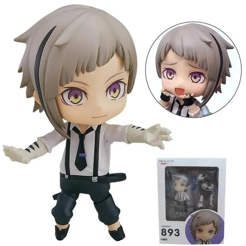 Bungo stray dogs Nakajima Atsushi #893 Q version figma PVC Action Figure Anime Figure Model Toys Figure Doll Gift