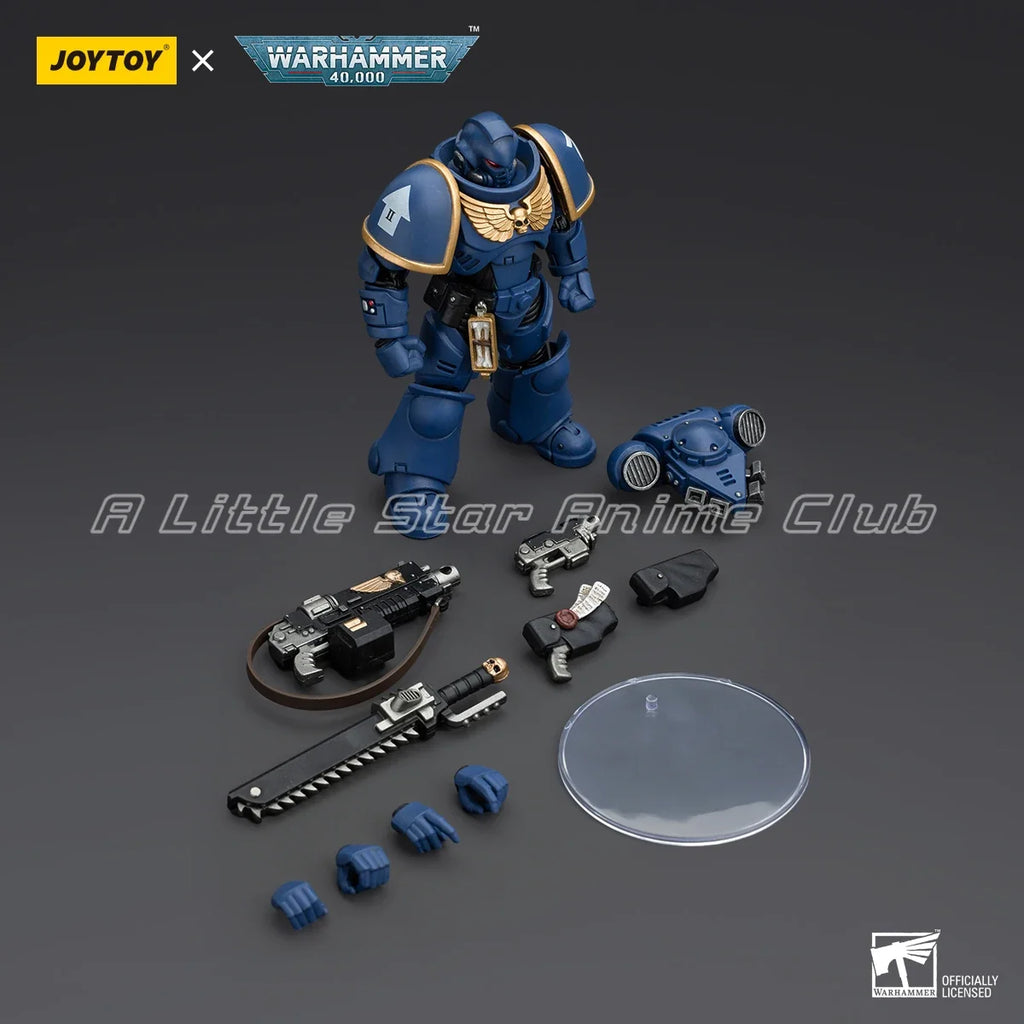 In Stock Original JOYTOY 1/18 Action Figure Warhammer 40000 Ultramarines Intercessors Animation Figures Model Collection Toys
