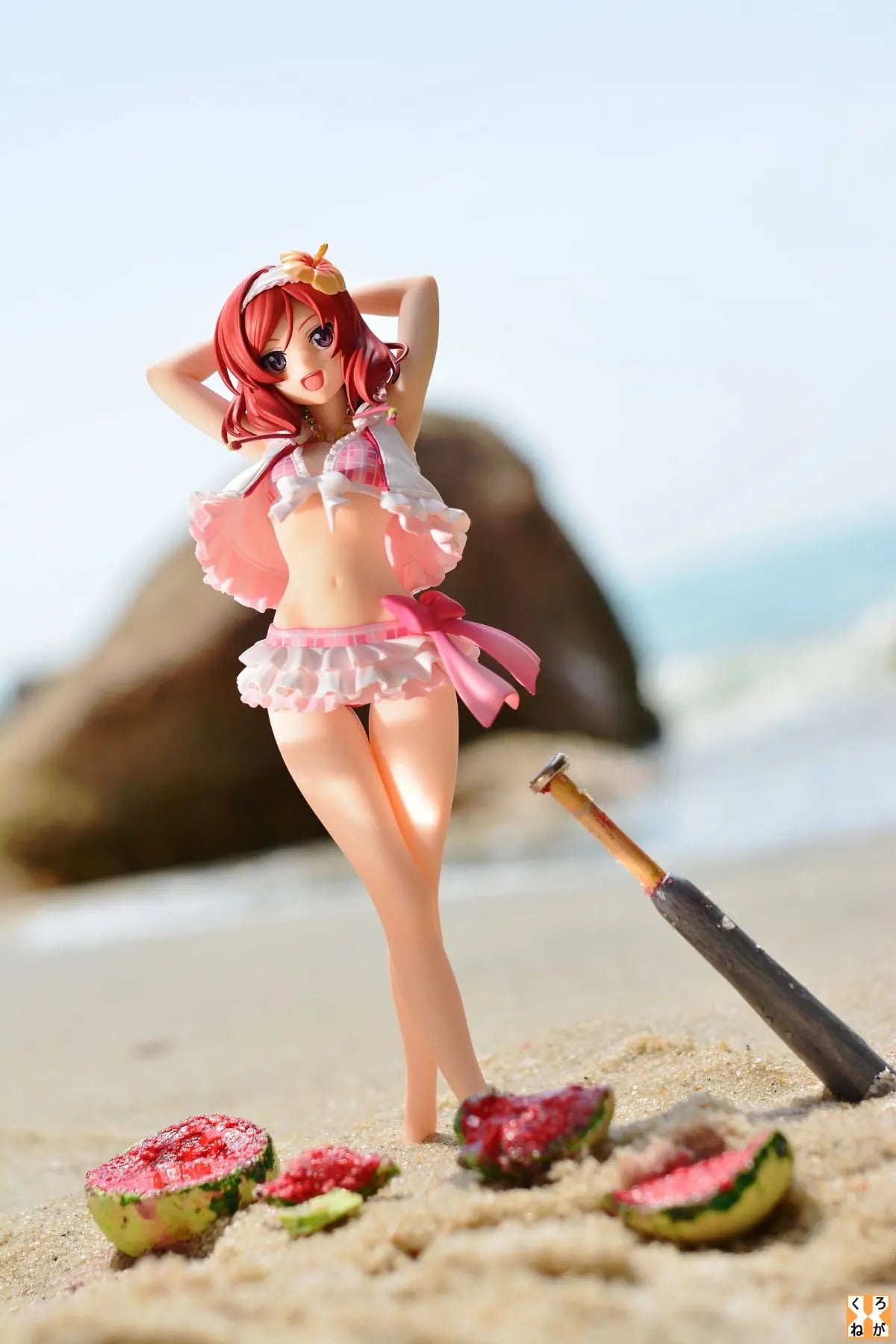 23cm Love Live! Maki Nishikino Swimsuit Ver Hentai Figure Pvc Sexy Girl Model Adult Toy Anime Action Dolls Collection Model Gift