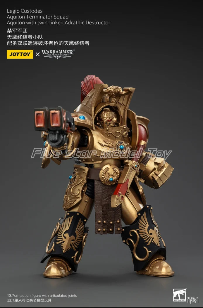 In Stock Original JOYTOY Warhammer 40K Legio Custodes Aquilon Terminator Squad  1/18 Action Figure Model Toy Gift Collection