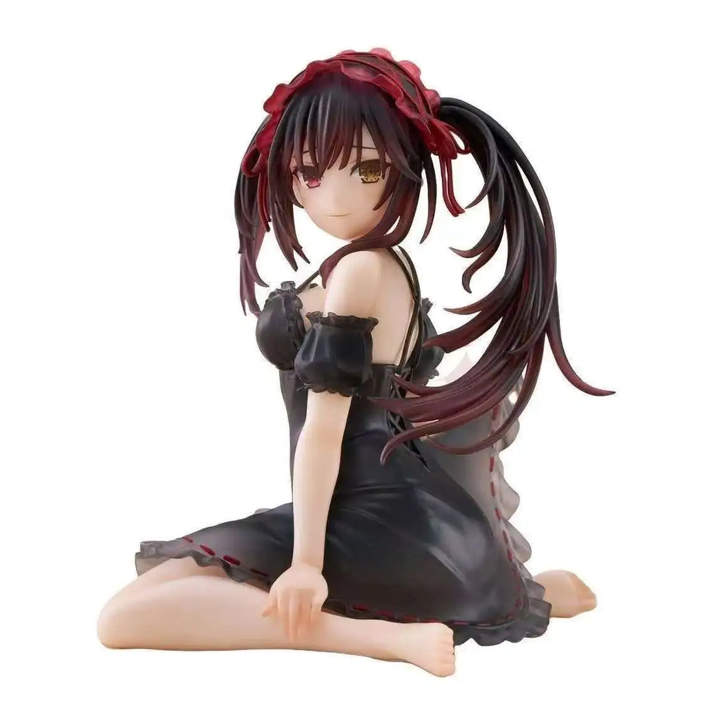 Anime Figure Poseable Doll Model Toy Gift Limited Edition Kurumi Tokisaki Nightwear Car Decor Collection