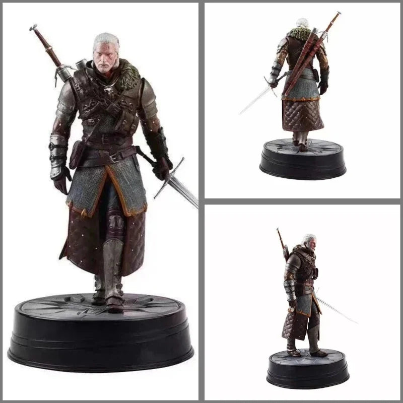 Witchers 3 Game Peripheral Geralt Model Desktop Decoration Figurine Collectible Fans Gift