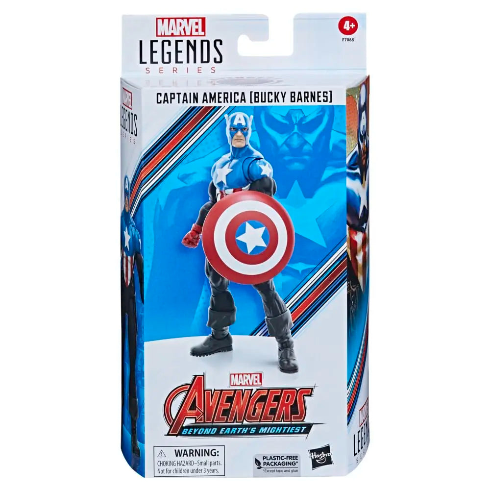 Hasbro Marvel Legends The Avengers Beyond Earth's Mightiest Captain America Bucky Barnes 6-Inch Action Figure Birthday Gift