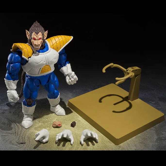 new In Stock Bandai Soul Limited SHF Saiyan Invasion Vegeta Big Ape Giant Ape Brand  Anime Figure Model Collection Toy Gift