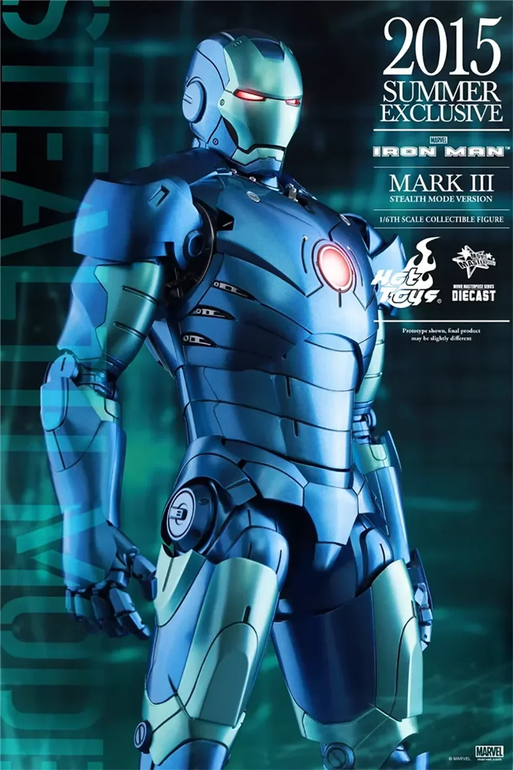 Hot Toys MMS314D12 Iron Man 1/6th scale Mark III (Stealth Mode Version) Action Figure Model Toys 33CM Collection Ornament Gift
