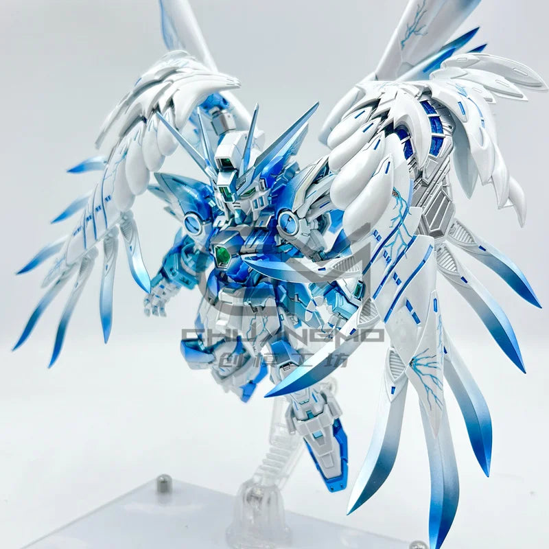 MGSD Wing Zero - Glacier Blue Limited Edition Mech Assembly Model Kit Action Figures Ornamental Boys' Puzzle Toys Collectible