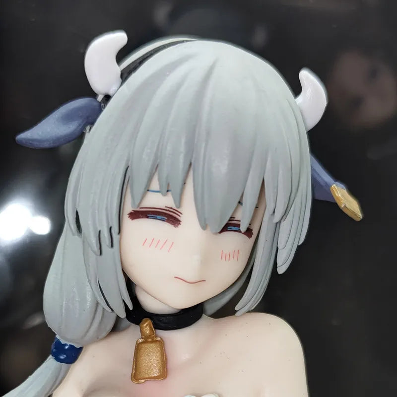 22cm Uzaki-chan Wa Asobitai! Uzaki Tsuki Sexy Nude Girl Model PVC Anime Action Hentai Figure Sexy Figure Toys Gifts