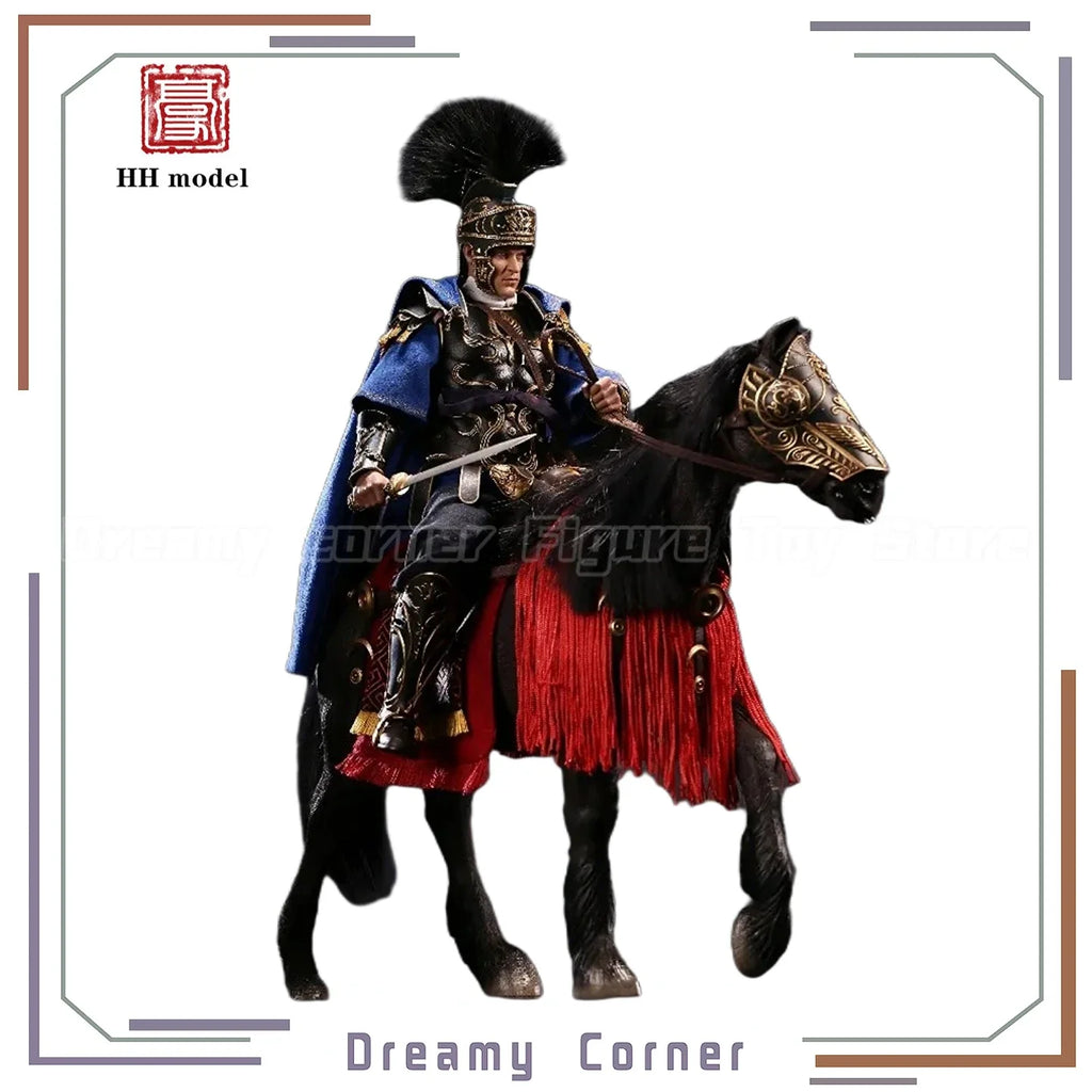 【Auf Lager】Original HHmodel HaoYuTOYS HH18041 Kaiserliche Legion Tyrant Schwarz-Gold Mann und Pferd Set Edition 1/6 Actionfigur Spielzeug