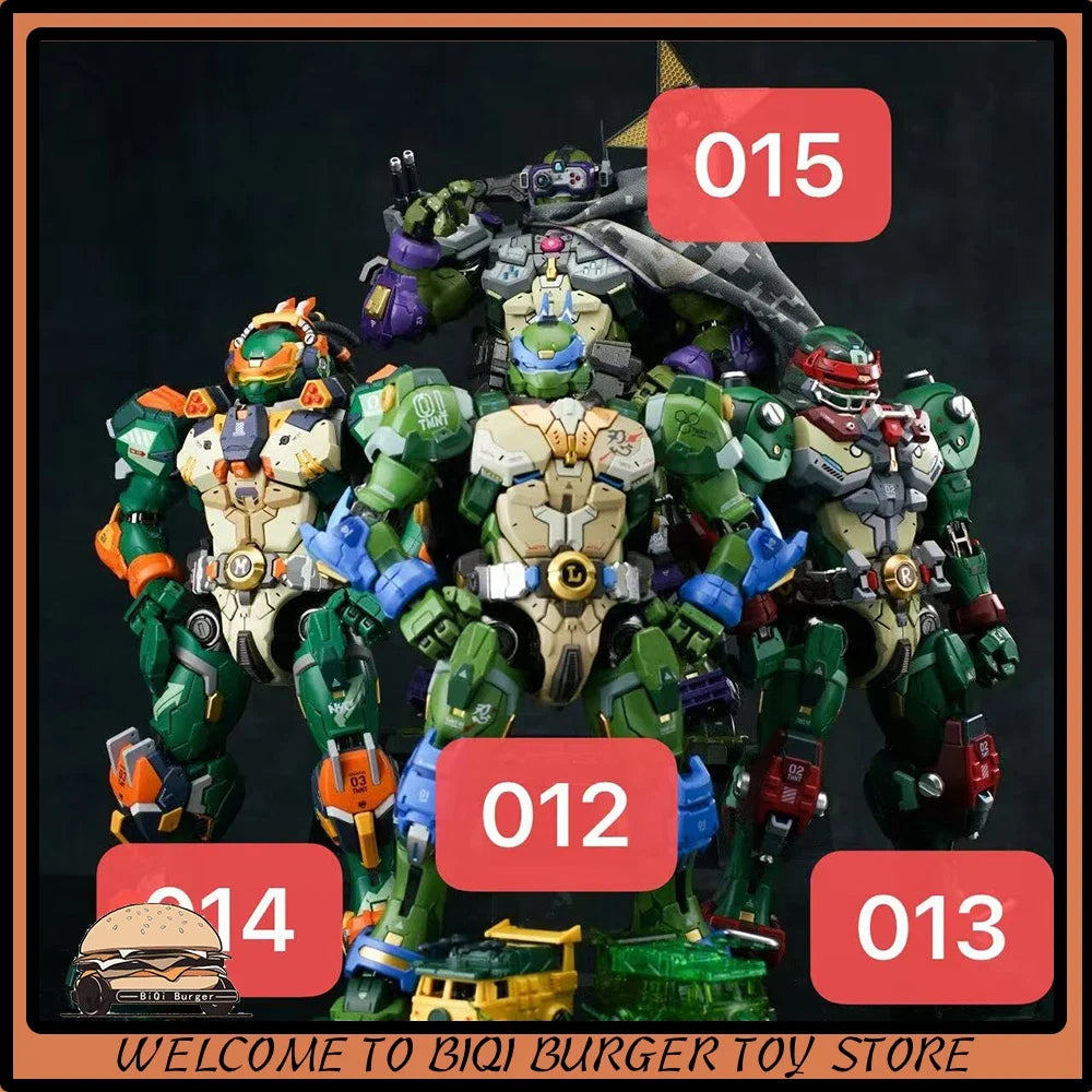 In Stock HEATBOYS Finger-snap Ninja Turtle Figure Donatello Donny Alloy Ninja Turtle Toy Mecha Model Action Figure Model Toy