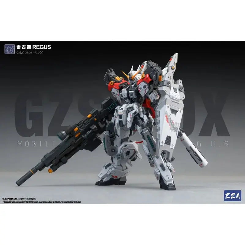 ã€AUF LAGERã€‘ZZA REGUS GZSS-OX-001 Captain Mobile Suit Assembly Plastikmodellbausatz Sammelbare Mecha-Figur für Hobby-Enthusiasten