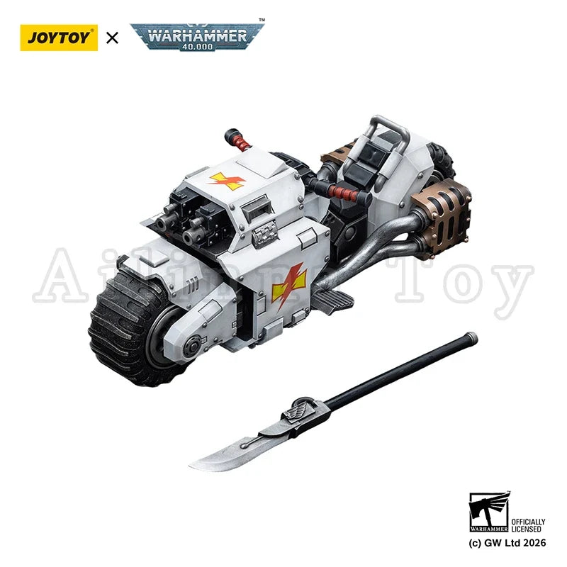 [Pre-Order]JOYTOY 1/18 Action Figure 440K White Scars Raider-pattern Combat Bike Anime Collection Model Toy