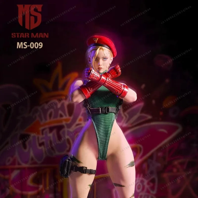 In Stock STAR MAN 1/6 Female Agent Bee Street Fighter Jiami MS-009 Movable Soldier Doll Hand Model Gift Collection