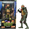 Neca 4er Set TMNT Teenage Mutant Ninja Turtles Bewegliche Actionfigur Film Edition Anime Sammler Modell Spielzeug Puppe Geschenke