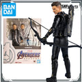 BANDAI Original S.H.Figuarts Hawkeye & Black Widow Anime Actionfiguren Spielzeug für Jungen Weihnachtsgeschenk Sammlermodell Ornamente