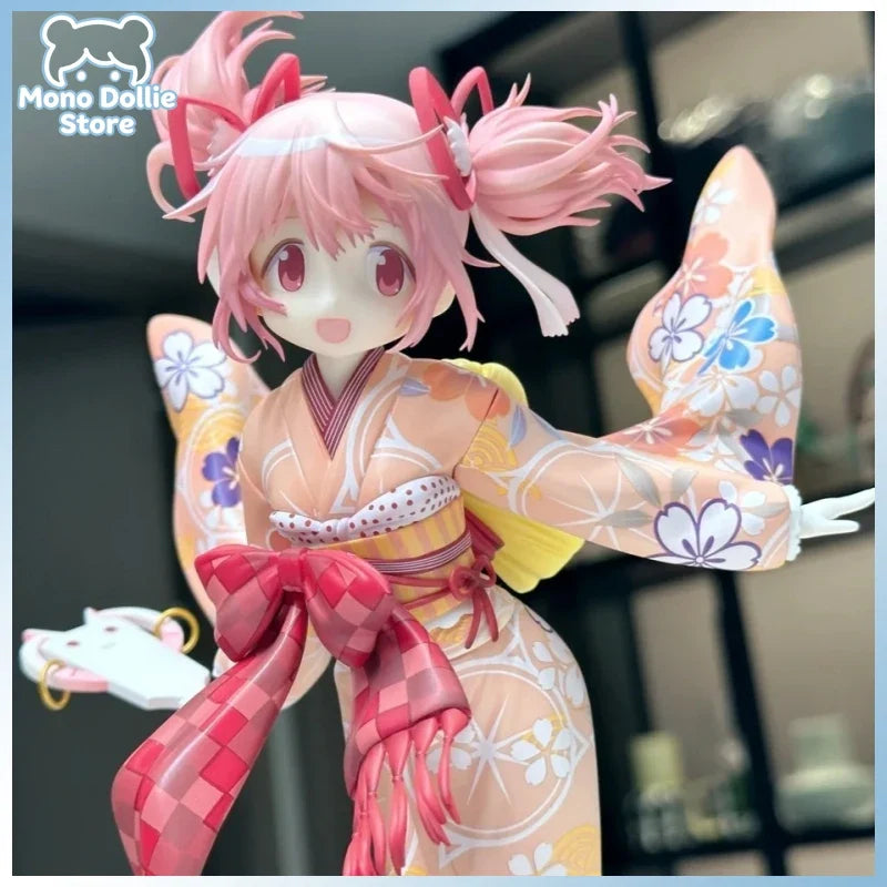 Original Puella Magi Madoka Magica Kimono Ver. Kaname Madoka 1/7 Figur F:Nex Magia Record Desktop Dekoration Sammlermodell Geschenk