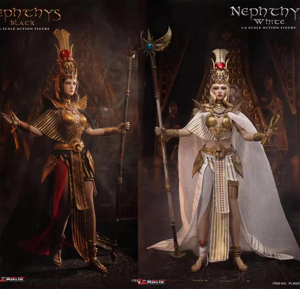 TBLeague PL2022-197 A/B 1/6 Nephthys Black  White 12'' Soldier Action Figure Full Set Collectible Model Toys Gift