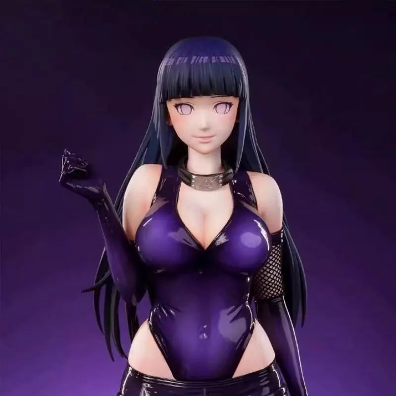 30cm  Anime Figure Hyuuga Hinata Action Figures Pvc Sexy Girl Statue Collection Decoration Desk Model Birthday Toys Gifts