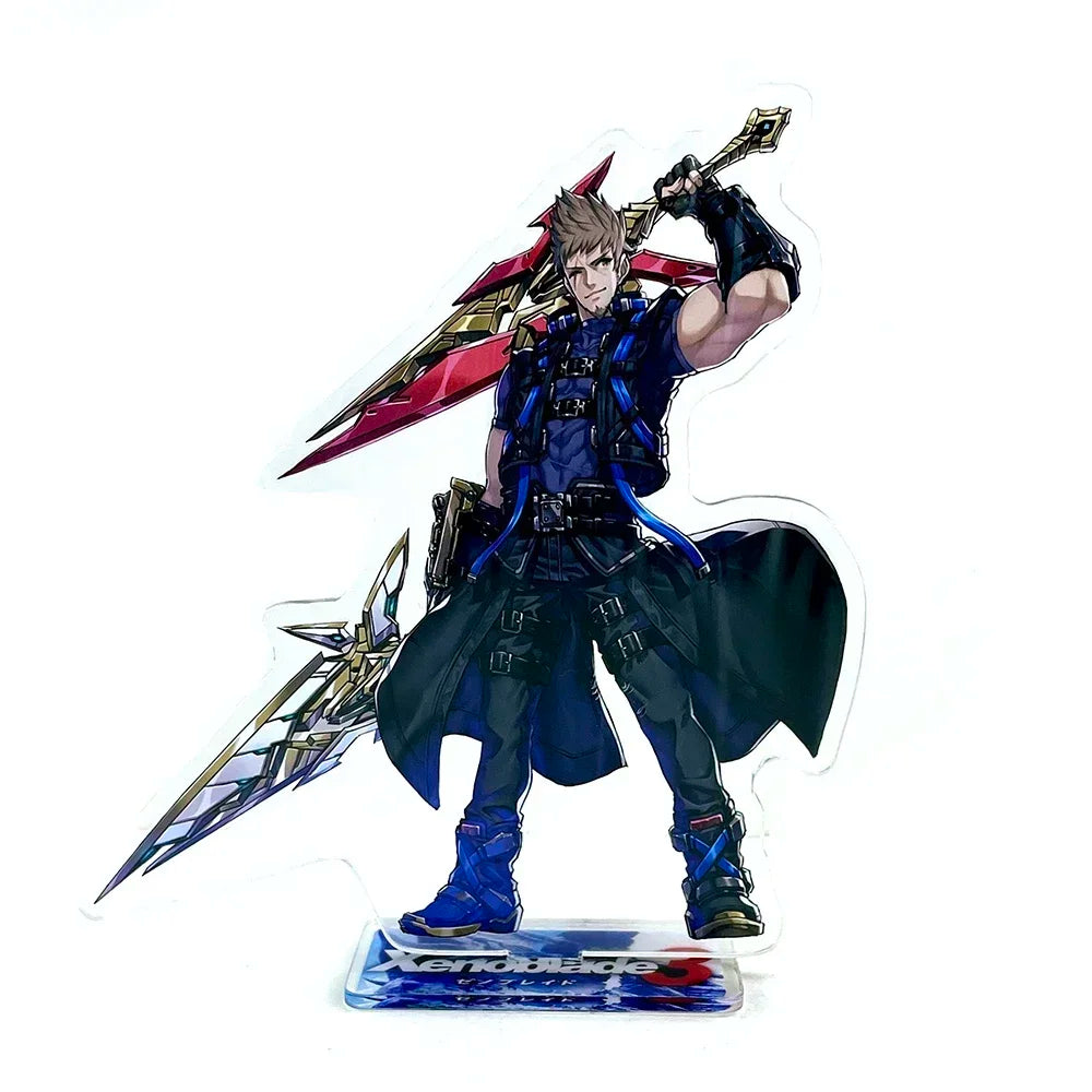 Hot sale Xenoblade Chronicles 3 Future Redeemed shulk and Rex acrylic standee figurines  anime mjvl