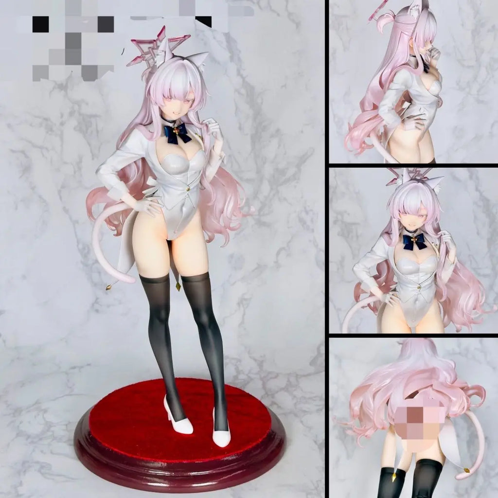 Blue Archive Anime Figure Akira Kiyosumi Figurine Cat Ear Shape Kawaii Girl Statue Room Deoration Doll Collection Birthday Gifts