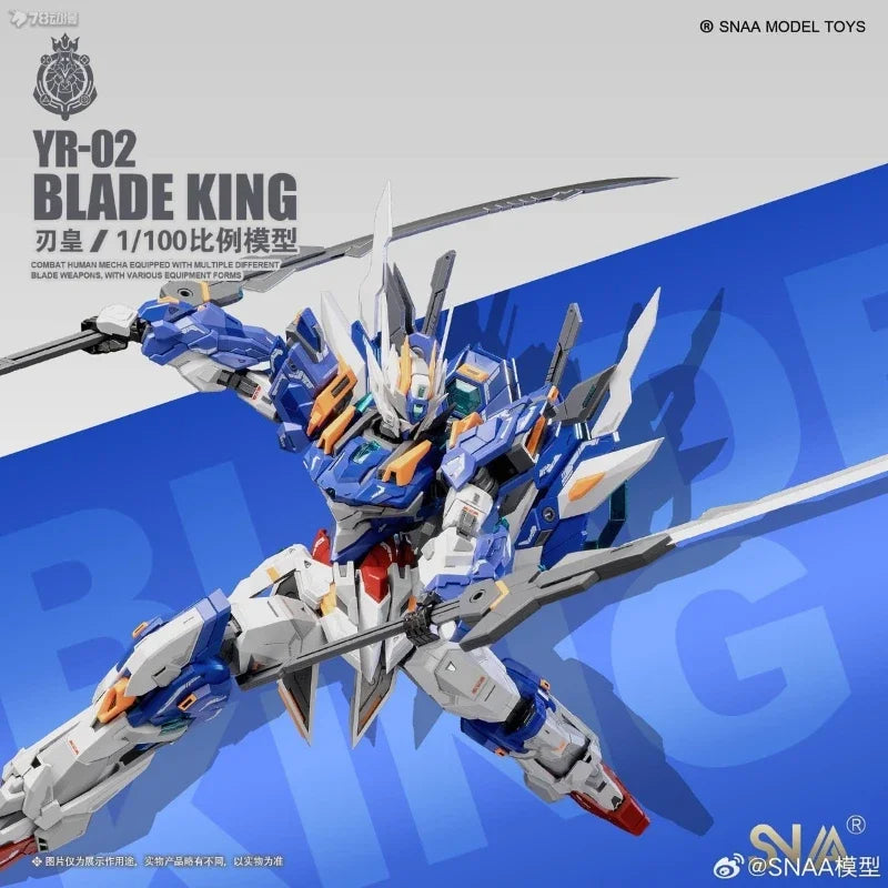 SNAA Original Emperor Series Blade Sovereign Anime Action Figure Assembly Desktop Ornament Model Toys Collectible Model