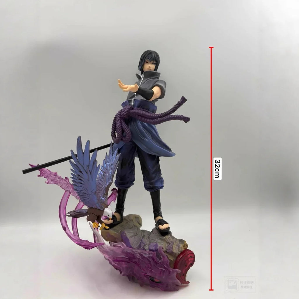 35cm Naruto Anime Figure Naruto Kakashi Action Figure Kawaii Sasuke Itachi Combination Figurine Decoration Collection Model Toy