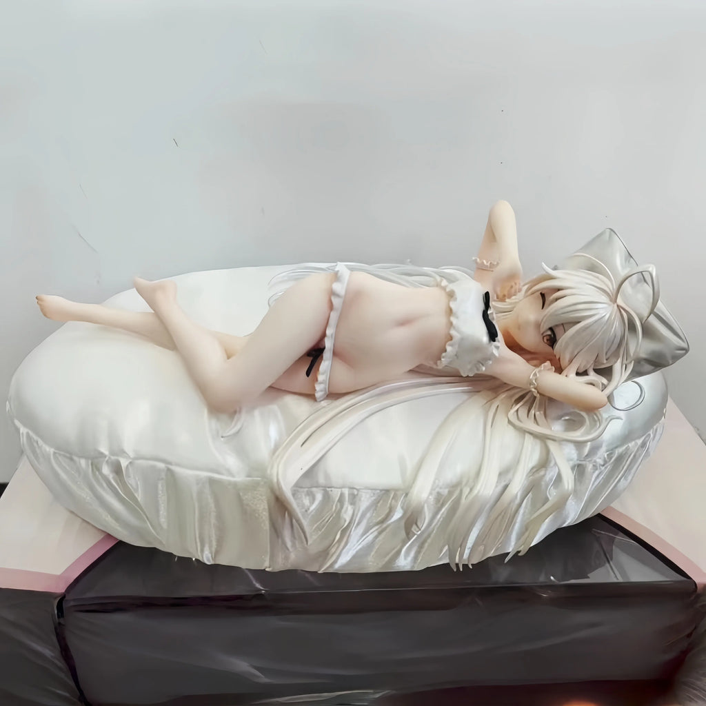Ssr Figure  1/7 Scale Kasugano Sora From 'The White Haired Girl Who Gets Up' Waking Up Sauce Painting Forest Action Figure Toy
