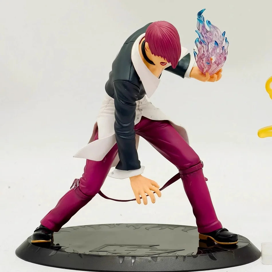 18cm The King of Fighters '98 SNK Anime Figure Kyo Kusanagi Iori Yagami Action Figures Arcade Game peripheral PVC Model Toy Gift
