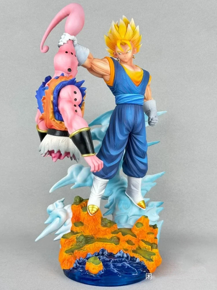 32cm Dragon Ball Anime Figure Cs Vegito Vs Buu Action Figure Gk Scene Statue Anime Decoration Model Customized Toys Kids Gift