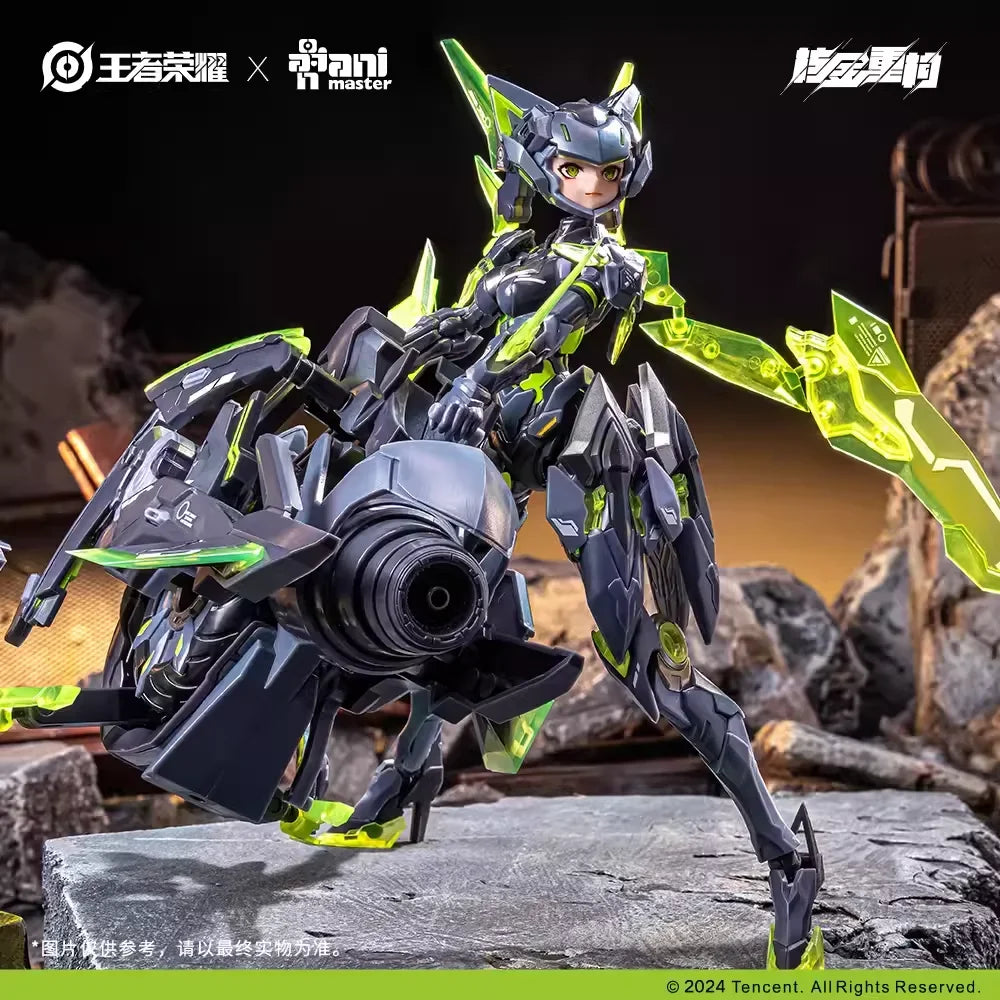 In Stock AniMester Nuclear Gold Reconstruction Sun Shanghai 1/12 Assembly Model Mobile Suit Girl Anime Action Figure Collection
