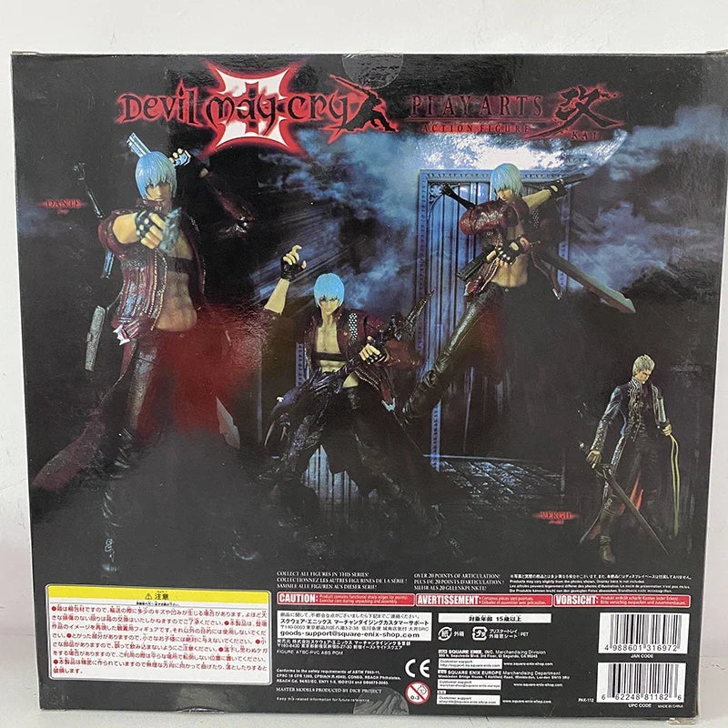 Play Arts Kai Devil May-Cry Dante Action Figure Model Toys Joint Movable Doll Birthday Gift For Friends